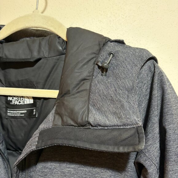 The North Face Women's DefDown Parka GTX Gore-Tex Gray 550 Down Jacket - Picture 5 of 17